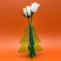 Personalised Christmas Tree Shape Stem Vase, thumbnail 1 of 2