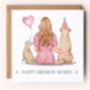 Personalised Dog Birthday Card Her, thumbnail 1 of 8