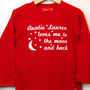 Personalised Children's 'To The Moon And Back' Pyjamas, thumbnail 2 of 5