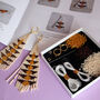 Make Your Own Beaded Fringe Earring Kit, thumbnail 7 of 7