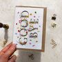 Wildflower Letters Goodbye Card, thumbnail 2 of 4
