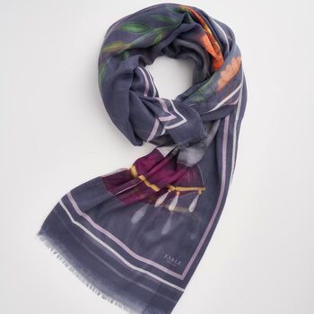 Catherine Rowe Pet Portraits Whippet Lightweight Scarf, 2 of 3