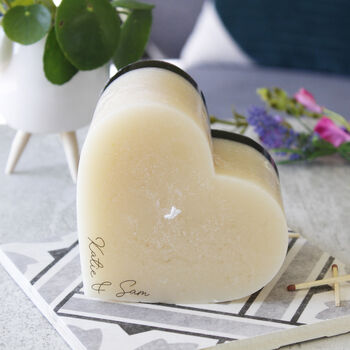 Heart Eco Friendly Recycled Candle, 5 of 12
