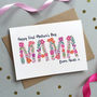 Floral First Mother's Day Personalised Card, thumbnail 1 of 2