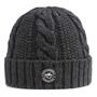 Fisherman's Charcoal Beanie Hat, thumbnail 2 of 4