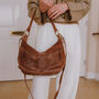 Slouchy Leather Shoulder Bag, thumbnail 2 of 7