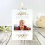 Personalised Floral Photo Tea Light Holder, thumbnail 2 of 7