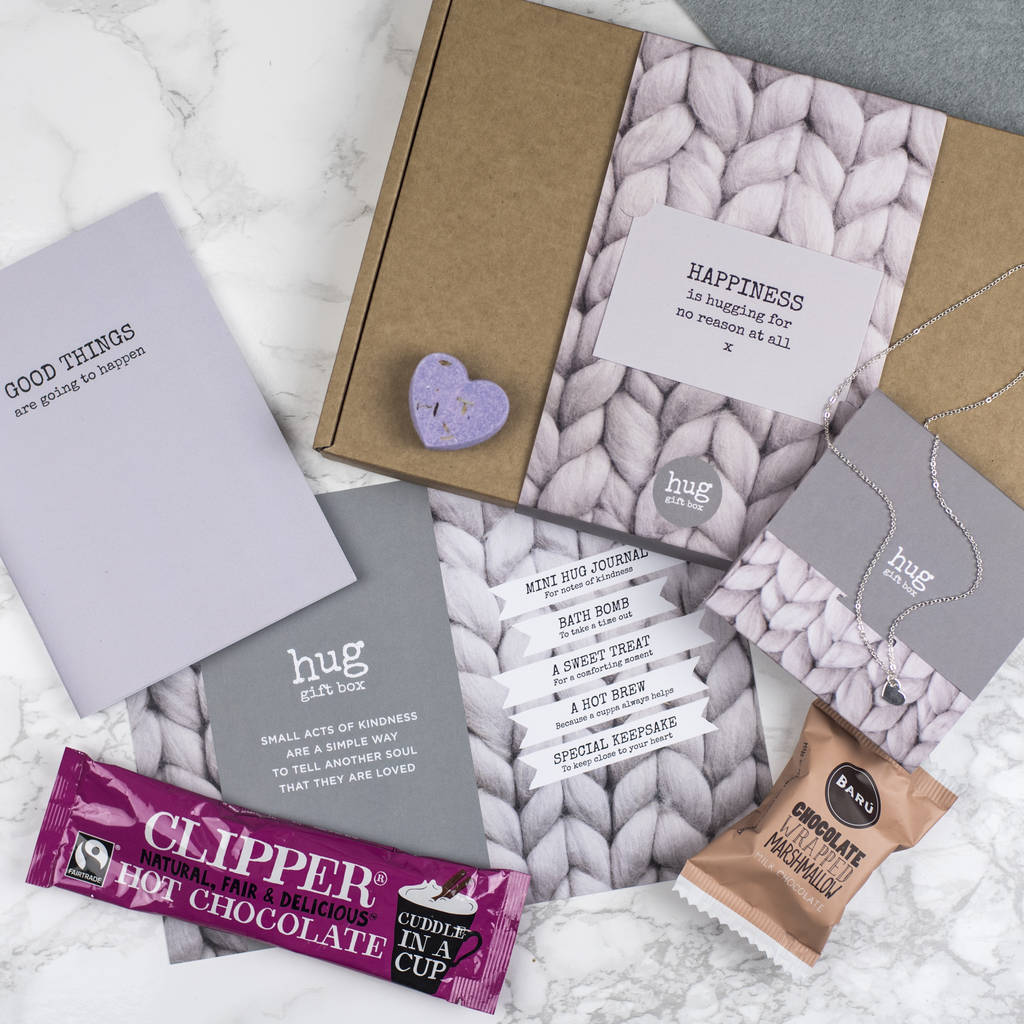 personalised hug in a box gift by milly inspired | notonthehighstreet.com