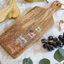 Personalised Welly Boot Wooden Serving Platter, thumbnail 1 of 11