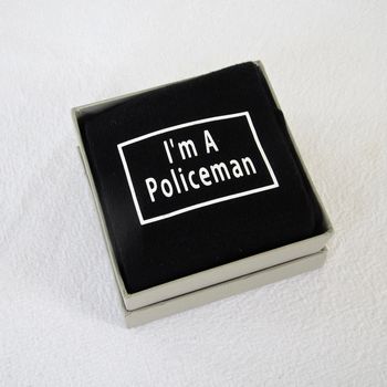 'Trust Me I'm A Policeman' Socks, 4 of 5