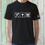Eat, Drink And Be Merry Christmas T Shirt, thumbnail 1 of 10