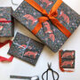 Fox And Flowers Gift Wrap, thumbnail 8 of 8