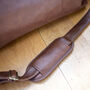 Personalised Nuhide Weekend Holdall With Strap, thumbnail 4 of 10
