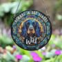 Working Cocker Spaniel Black Memorial Suncatcher, thumbnail 6 of 6