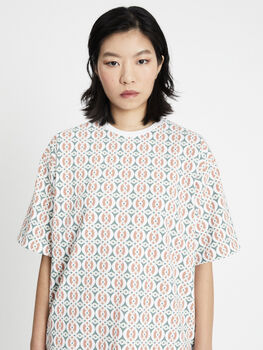 Ayein Printed Unisex Relaxed 100% Cotton Loungewear Set, 3 of 3