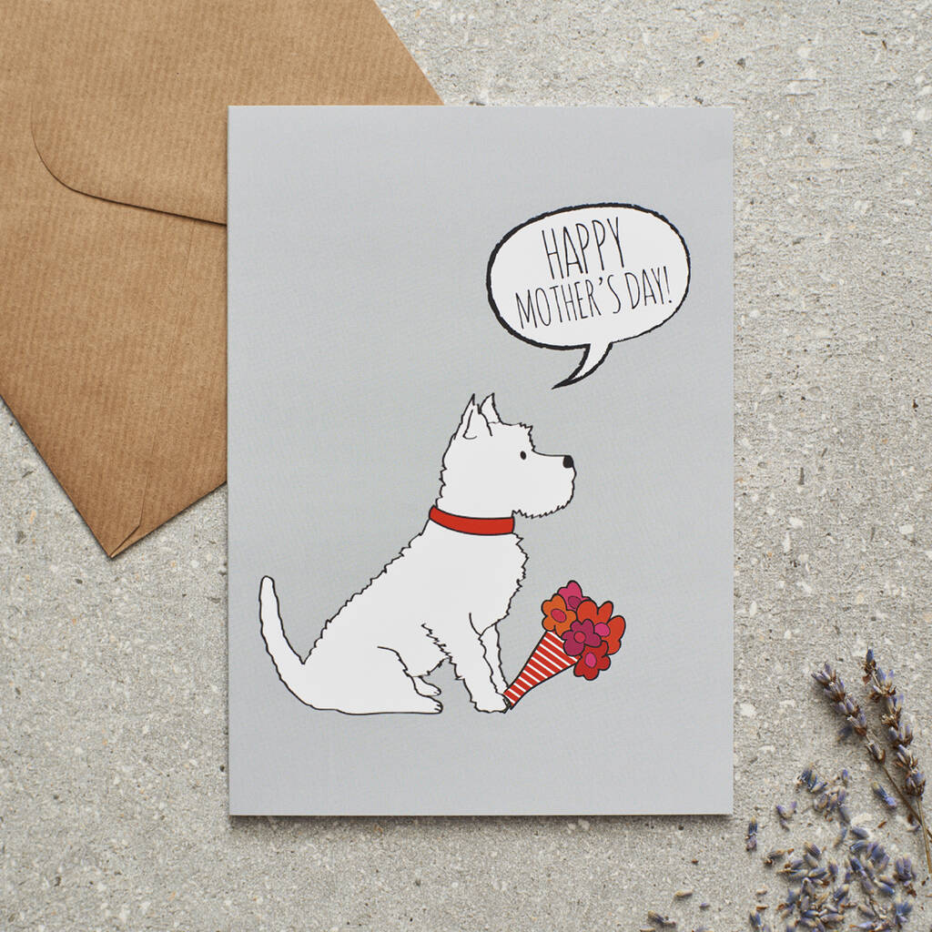 Westie Mother's Day Card