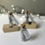 Miniature Bottle Of Silver Snowflakes Christmas Keepsake, thumbnail 6 of 10