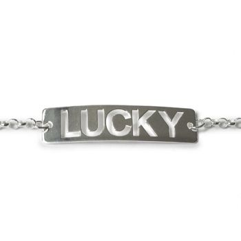 Happy Lucky Love Sterling Silver Bracelets, 2 of 9
