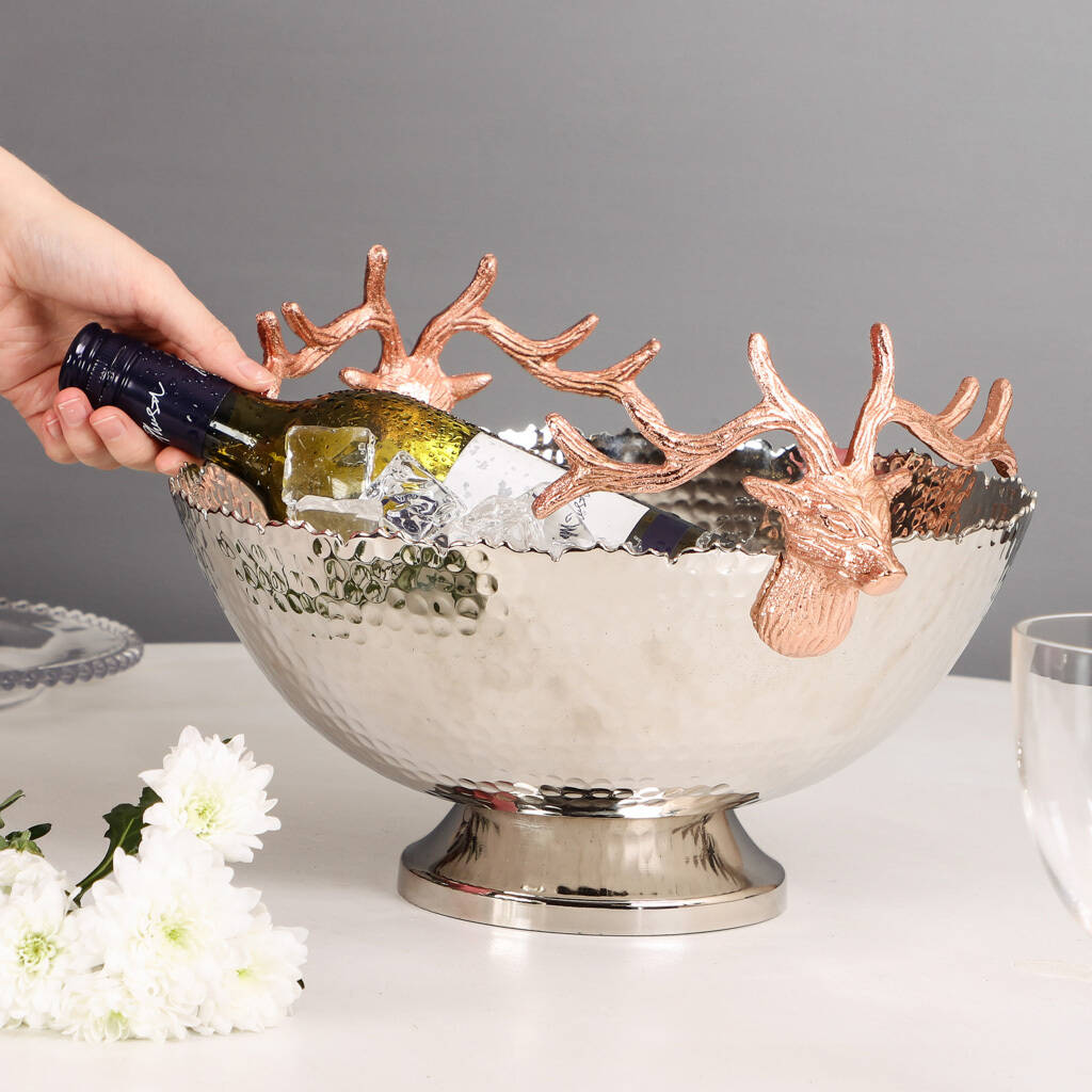 kensington luxury stag wine cooler by dibor