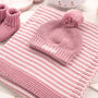 Baby Girl Dainty Stripe Blanket, thumbnail 3 of 12