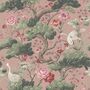 Crane Bird Vintage Pink Wallpaper, thumbnail 4 of 4