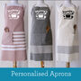 Personalised Cotton Apron And Tea Towels, thumbnail 5 of 12