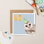 Owl 60th Birthday Card, thumbnail 1 of 3