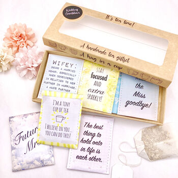 Wedding Countdown Tea Gift Set For Bride, 8 of 12