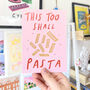 This Too Shall Pasta Greeting Card, thumbnail 2 of 3