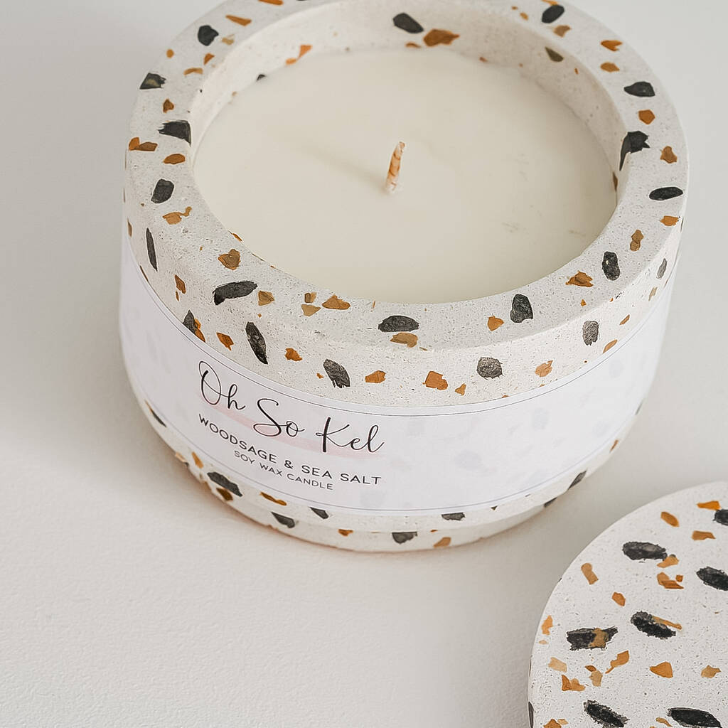 Handmade Dotty Scented Jar Candle By Oh So Kel