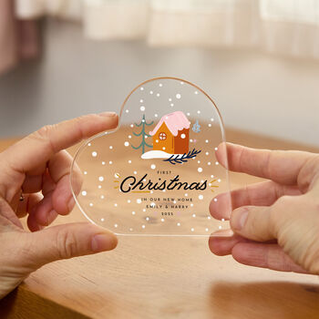 First Christmas In New Home Acrylic Plaque Gift, 4 of 4