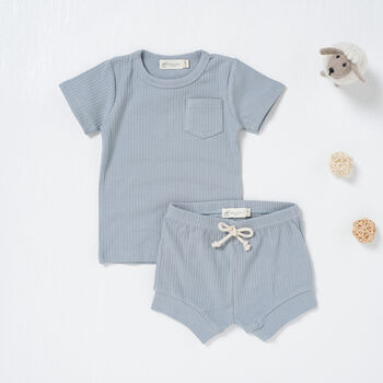 Organic Cotton Short Sleeve Coord Sets, 3 of 7