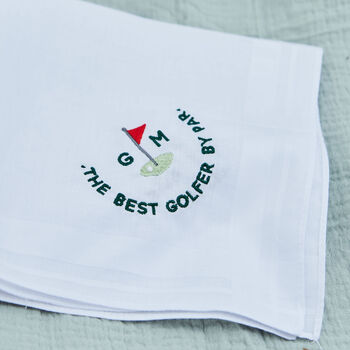 Personalised The Best Golfer Handkerchief, 2 of 2