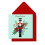 Christmas Festive Nutcracker, Pack Of 10 Greeting Cards, thumbnail 1 of 2