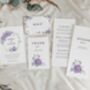 Hydrangea Concertina Wedding Invitations, thumbnail 4 of 4