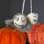 Felt Mummy And Halloween Heads Hanging Decorations, thumbnail 3 of 3
