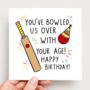 Playful Cricket Themed Birthday Card, thumbnail 2 of 2