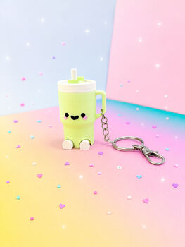 Tumbler Clicker Fidget Keychain With Articulated Legs, 5 of 8