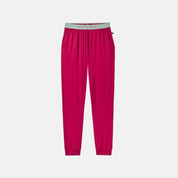 Women's 'Merry Cherry' Bamboo Pyjama Set, 5 of 5