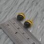Labradorite Sterling Silver Stud Earrings, thumbnail 7 of 8