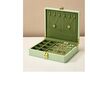 Monaco D’or Gold Sage Mint Emerald Ombré Travel Jewellery Large Gift Box, thumbnail 3 of 4