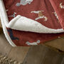 The Park Spice Soft Fleece Throw With Sherpa Backing 41021030, thumbnail 3 of 4