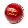 Engraved Cricket Ball Happy Birthday Ball, thumbnail 1 of 3