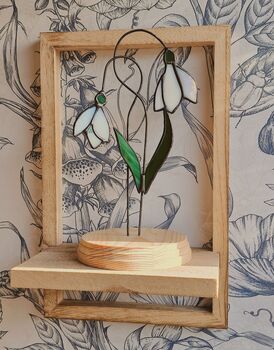 Snowdrops Stained Glass Flowers, 2 of 4