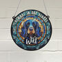 Working Cocker Spaniel Black Memorial Suncatcher, thumbnail 1 of 6