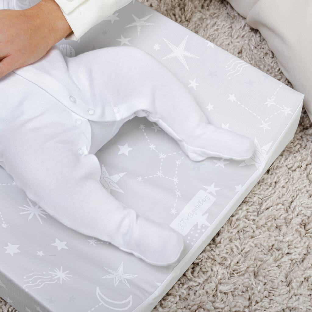 Shiloh Skies Anti Roll Baby Changing Mat By Eighth Bay