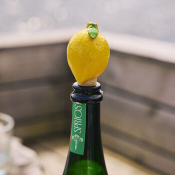 Lemon Cork Bottle Stopper, 2 of 6