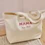 Personalised Adults Mama Large Shopper Tote Bag, thumbnail 1 of 3