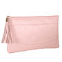 Smooth Leather Clutch In Pale Pink, thumbnail 1 of 4