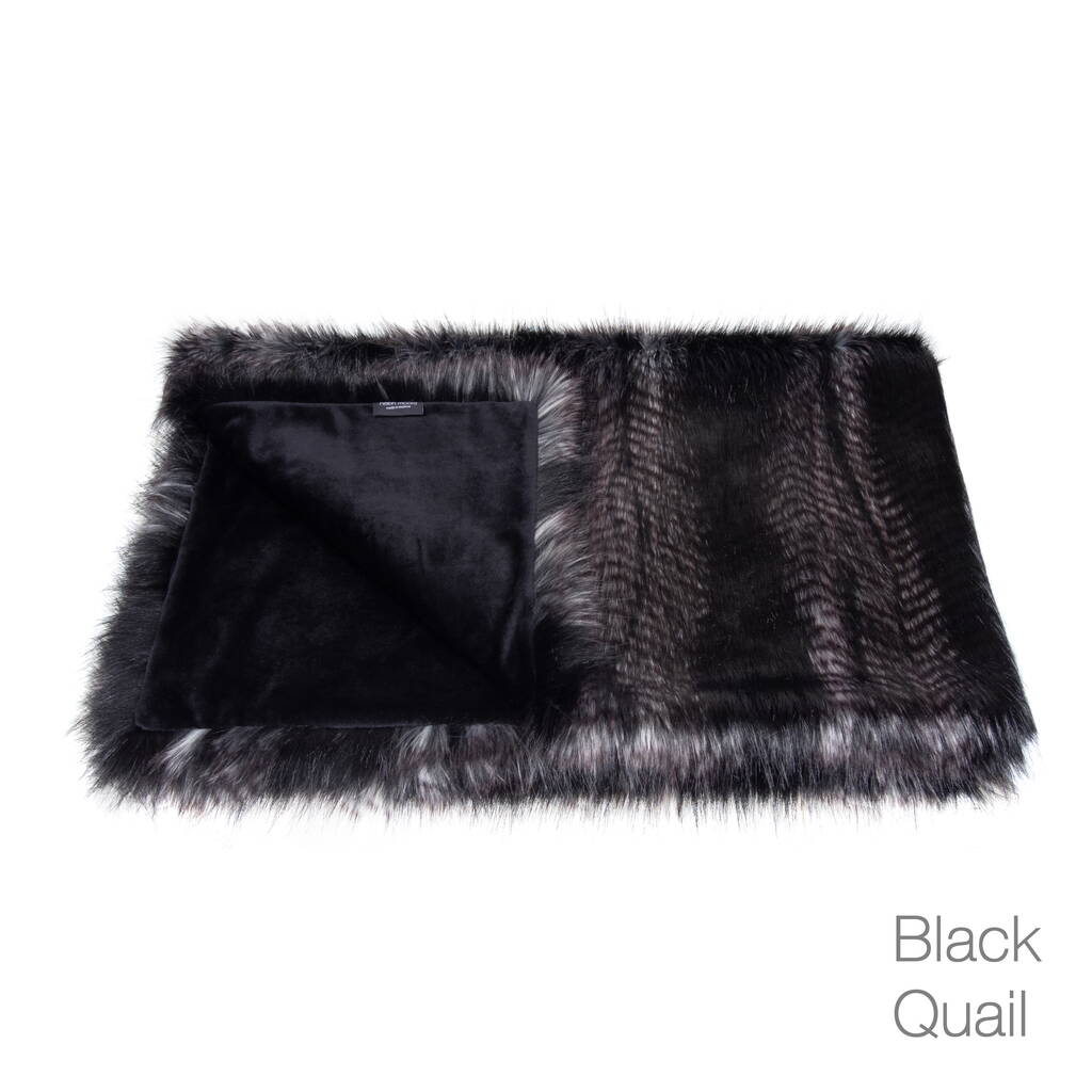 Helen Moore Vegan Faux Fur Throws In Many Sizes By Helen Moore
